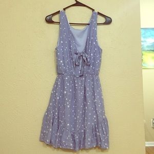 Cute Everly dress with back bow-tie detail